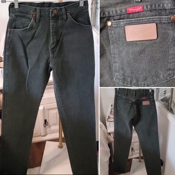 Wrangler Denim - Vintage Wrangler High Rise Green Jeans